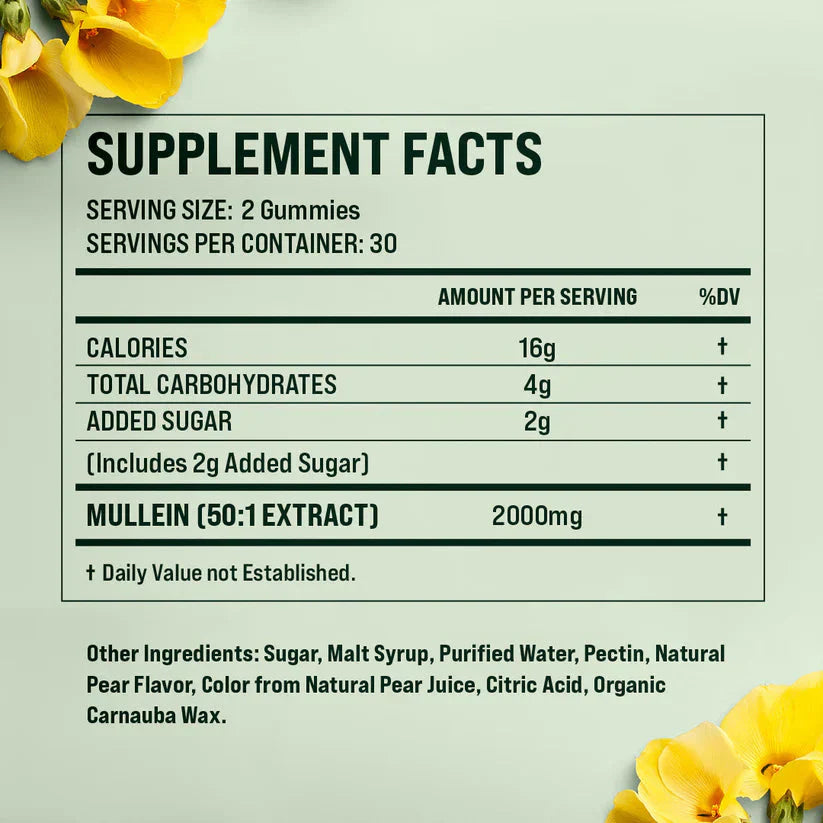 Zylo Mullein Lung Detox Gummies